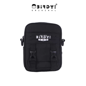 Túi đeo chéo nam nữ unisex mini nhỏ gọn ALIEN 2/ Black vải Canvas chống nước thương hiệu Birdybag