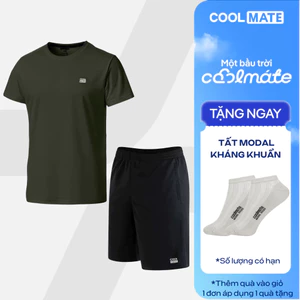 [TẶNG TẤT]Set bộ đồ thể thao nam Promax Pickleball, Tennis, tập Gym Áo thun và quần Thoáng khí Coolmate