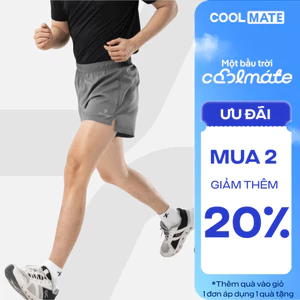 [MUA 2 GIẢM 20%]Quần short nam thể thao chạy bộ Running Essentials 5 inch thoải mái, co giãn, thấm hút Coolmate