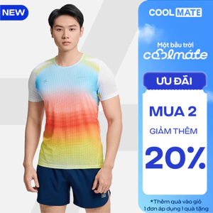 [MUA 2 GIẢM 20%]Áo thun thể thao đa năng AirFlow Exdry Gradient chạy bộ, pickleball siêu nhẹ Coolmate