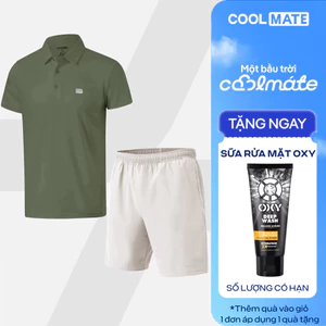 [TẶNG SRM OXY]Set thể thao Pickleball, Tennis Gym Áo Polo Promax và Quần 7inch đa năng thoáng khí Coolmate