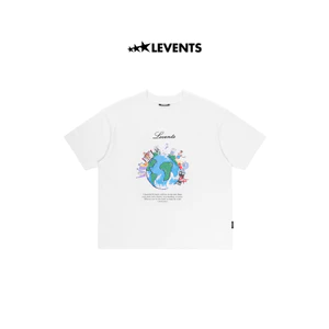 Áo Thun Levents Earth Day Oversized Tee/ White 100% Cotton T-shirt