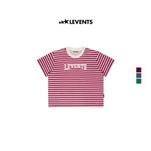 Áo Thun Levents Seasonal Striped Boxy Tee 100% Cotton T-shirt