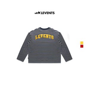 Áo Thun Levents Seasonal Striped Long Sleeve Boxy Tee 100% Cotton T-shirt