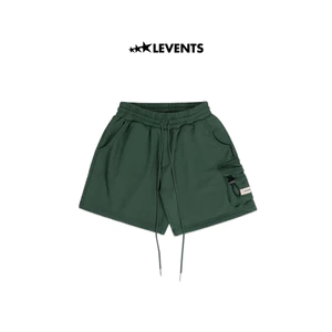 Quần Đùi Levents Cargo ShortPants/ Dark Green Nỉ Dày Dặn