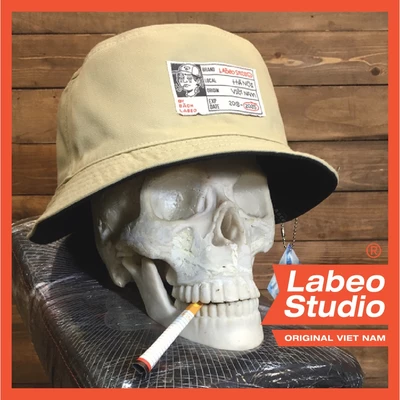 LBA07 Mũ bucket hat 2 mặt, patch logo, local brand Labeo