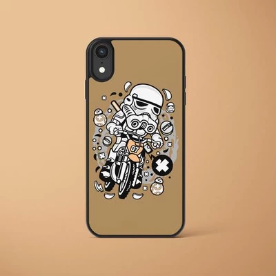 Ốp lưng iphone nhiều model in hình Super Heroes - Trooper Motocross