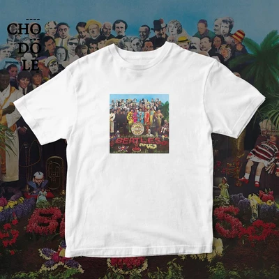 ÁO THUN UNISEX COTTON 100% IN HÌNH The Beatles - Sgt. Pepper's lonely hearts club band (Album cover)