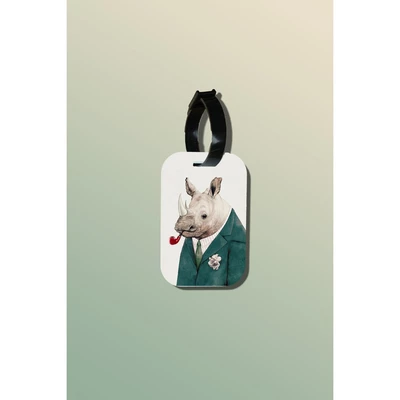 Tag hành lý du lịch in hình Rhino Uncle