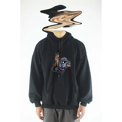 Áo khoác hoodie unisex cotton hình Super Heroes series - Super Shredder (nhiều màu)