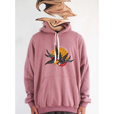 Áo hoodie unisex chodole chất liệu hoodie nỉ, đẹp form rộng cho cả nam và nữ in hình độc đáo Ink Art - Love and hope