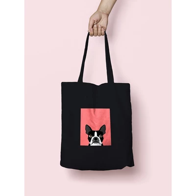 Túi vải tote bag của Chodole chất liệu túi canvas vải bố đẹp in hình độc đáo Pet Lover - French Bulldog