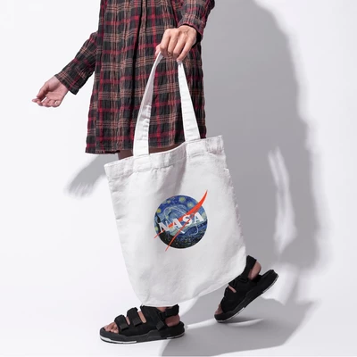 Túi vải tote bag của Chodole chất liệu túi canvas vải bố đẹp in hình độc đáo Nasa