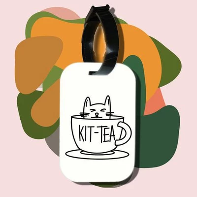 Thẻ hành lý cho túi xách balo du lịch in hình Cat Lover series - Kit Tea (nhiều màu)