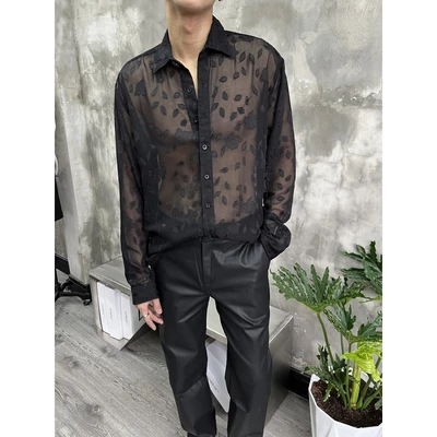 Áo ZOMBIE® Black Rose Mesh Net Shirt