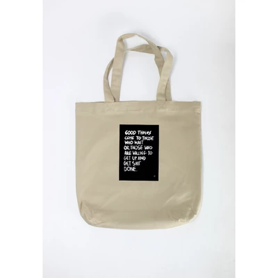 Túi Tote Nữ In Hình Good Things có sẵn 2 màu