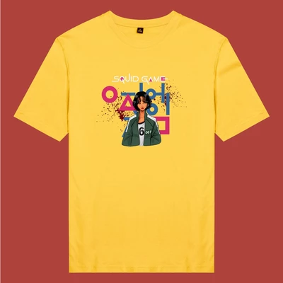 Chodole Áo thun unisex cotton  in hình phim Squid game (nữ chính)