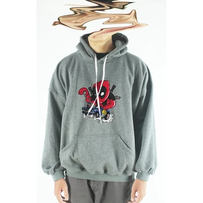 Áo khoác hoodie unisex cotton hình Super Heroes series - Dead Race (nhiều màu)