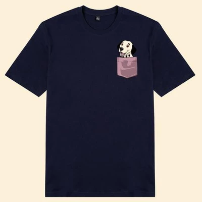 Áo thun unisex cotton in hình Pet lover Peekapoo - Dalamtian chó đốm (nhiều màu)