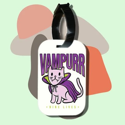 Thẻ hành lý cho túi xách balo du lịch in hình Cat Lover series - vampurr (nhiều màu)