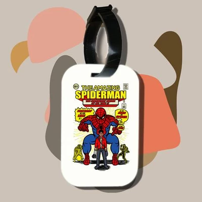 Thẻ hành lý cho túi xách balo du lịch in hình The Amazing Spiderman (nhiều màu)