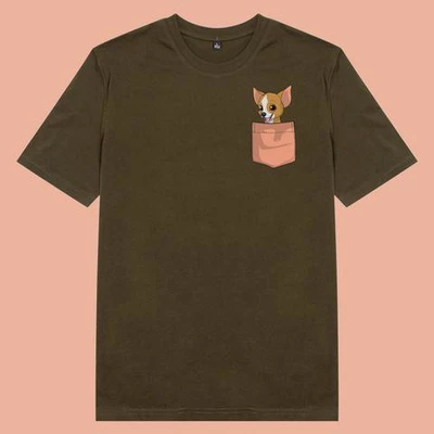 Áo thun tay ngắn unisex Chodole cho cả nam và nữ, chất liệu vải cotton in hình thú cưng Pet Lover Peekapoo - Chihuahua