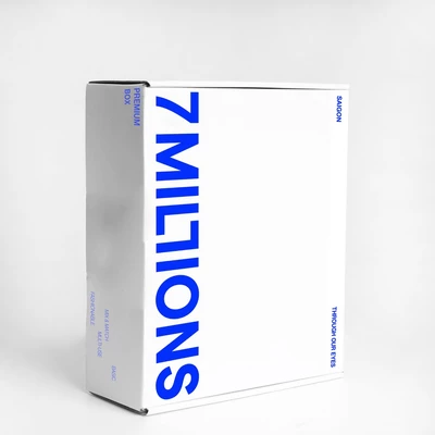 Hộp Và Giấy Gói Hàng 7MILLIONS (2 Size - Màu Trắng)