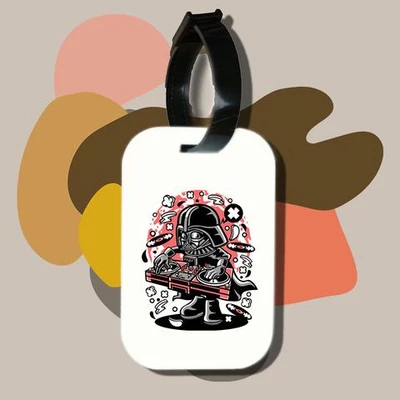 Thẻ hành lý cho túi xách balo du lịch in hình Star wars DJ Vader (nhiều màu)