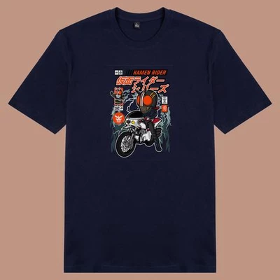 Áo thun tay ngắn unisex Chodole cho cả nam và nữ, chất liệu vải cotton in hình Kamen Rider