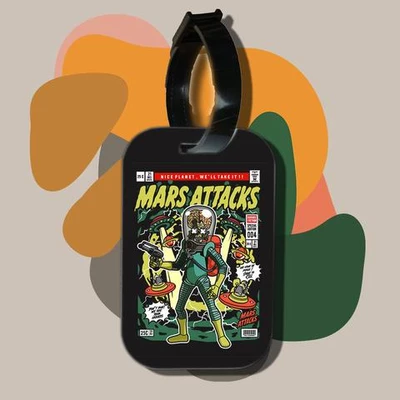 Thẻ hành lý cho túi xách balo du lịch in hình pop culture cartoon series - mars attacks (nhiều màu)
