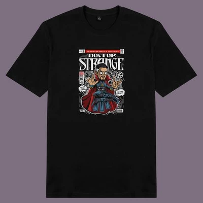 Áo thun ngắn tay unisex Chodole chất liệu vải cotton in hình pop culture cartoon series - Doctor Strange