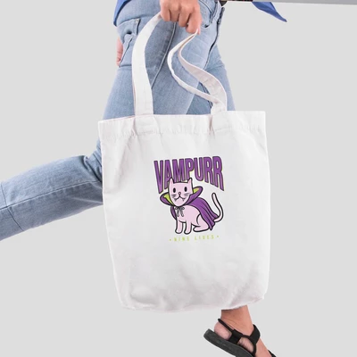 Túi vải tote bag của Chodole chất liệu túi canvas vải bố đẹp in hình độc đáo thú cưng Cat Lovers - Vampurr