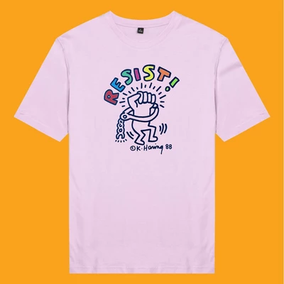 Áo thun tay ngắn unisex Chodole cho cả nam và nữ, chất liệu vải cotton in hình Resist