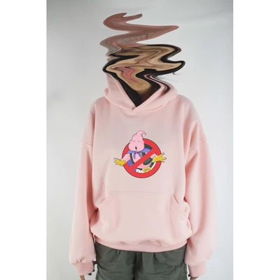Áo khoác hoodie unisex cotton hình Dragon Ball - Mabu Ghost Buster (nhiều màu)