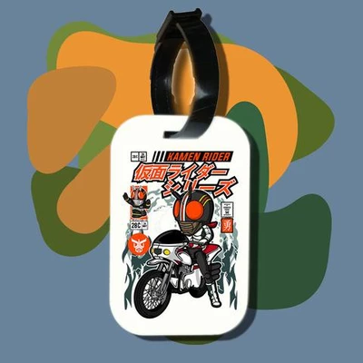 Thẻ hành lý cho túi xách balo du lịch in hình pop culture cartoon series - kamen rider (nhiều màu)