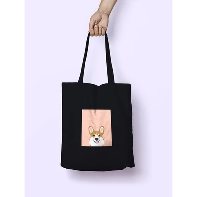 Túi vải tote bag của Chodole chất liệu túi canvas vải bố đẹp in hình độc đáo Pet Lover -Corgi