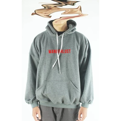 Áo hoodie unisex chodole chất liệu hoodie nỉ, đẹp form rộng cho cả nam và nữ in chữ Wanderlust