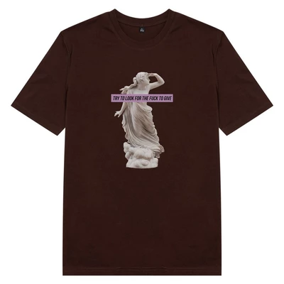 Áo thun cotton 100% in hình  Try to look for the f**k to give