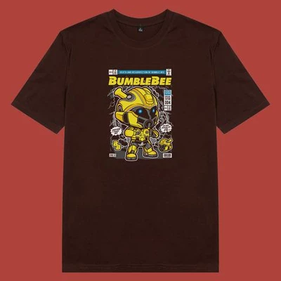 Áo thun ngắn tay unisex Chodole cho cả nam và nữ, chất liệu vải cotton in pop culture cartoon series - Bumblebee