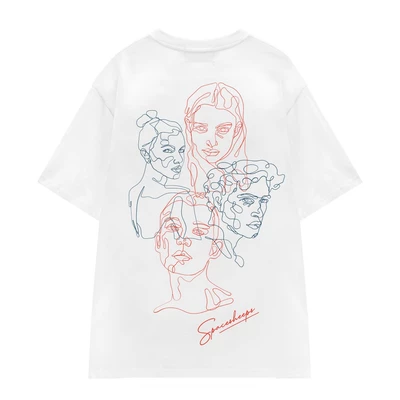 Áo Thun Space Sheeps - Portait, Áo Phông Tay Lỡ Unisex Form Rộng