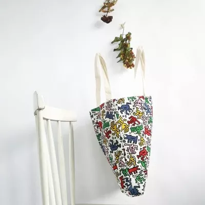 Túi vải tote bag của Chodole chất liệu túi canvas vải bố đẹp in hình độc đáo keith haring