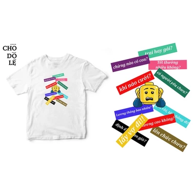 Áo thun unisex cotton 100% in hình Nightmare during Tết 2024