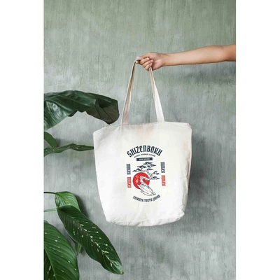 Túi vải tote bag của Chodole chất liệu túi canvas vải bố đẹp in hình độc đáo Shizenboku