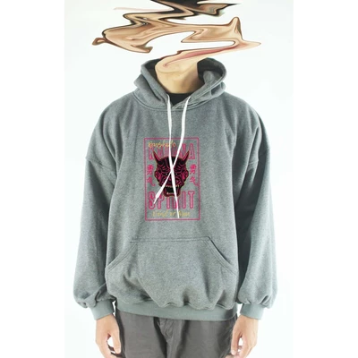 Áo hoodie unisex chodole chất liệu hoodie nỉ, đẹp form rộng cho cả nam và nữ in hình độc đáo Oni Mask