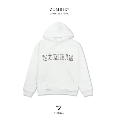 Áo Hoodie ZOMBIE® Social HD In White