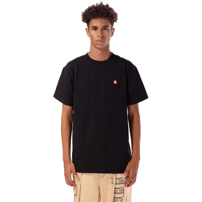 Áo Thun 5THEWAY 5TW/RTW Traditional Fit Tee In Black/Orange Aka Áo Thun Tay Ngắn Màu Đen Logo Cam
