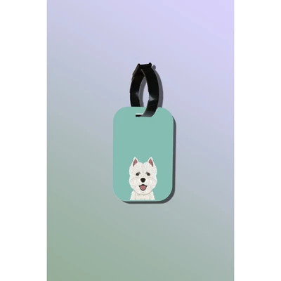 Thẻ hành lý của chodole làm bằng gỗ ép cán nhựa cao cấp in hình thú cưng Pet Lovers - Highland Terrier