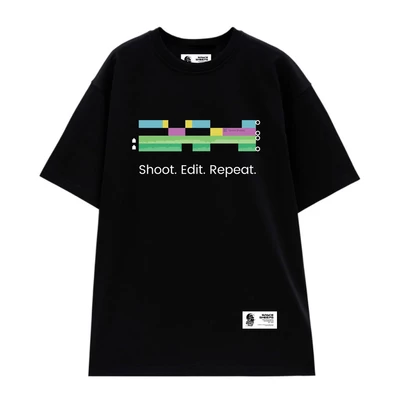 Áo Thun Space Sheeps -  Video Editor, Áo Phông Tay Lỡ Unisex Form Rộng