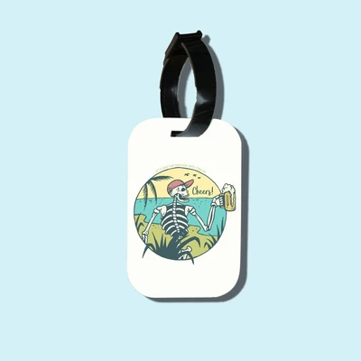  Travel tag cho túi xách/balo du lịch in hình Let's have fun from now until forever