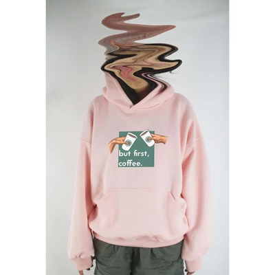 Áo hoodie unisex chodole chất liệu hoodie nỉ, đẹp form rộng cho cả nam và nữ in hình độc đáo But First Coffee